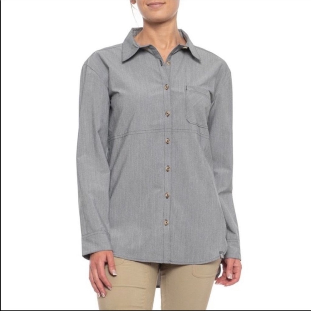 The NORTH FACE L/S Mountain Sport STEVIE Button Up SHIRT size Medium